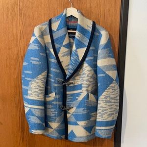 Blue scotch and soda jacket